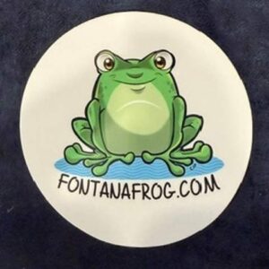 Cartoon Frog Sticker