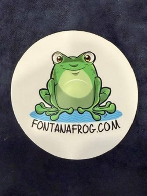 Cartoon Frog Sticker