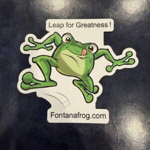 Leap for Greatness Frog Magnet